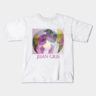 Seated Harlequin by Juan Gris Kids T-Shirt